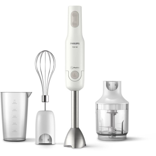 Блендер PHILIPS HR2543/90, 700Вт, 1 скорость, турбо режим, стакан для взбивания, венчик