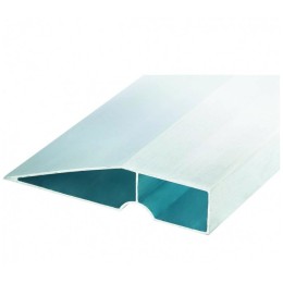 Правило алюминиевое СИБРТЕХ "Трапеция", 1 ребро жесткости, L-1,0 м// СИБРТЕХ/Россия 89607