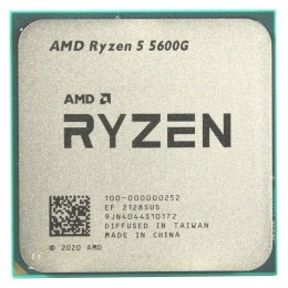 Процессор AMD Ryzen 5 6C/12T 5600G (4.4GHz, 19MB,65W,AM4) tray with Radeon Graphics