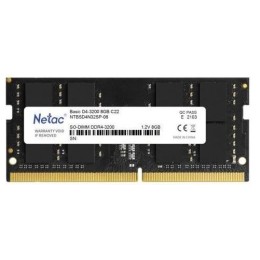 Память Netac 8GB DDR4  8GB 3200MHz SO-DIMM CL22 1.2V / NTBSD4N32SP-08