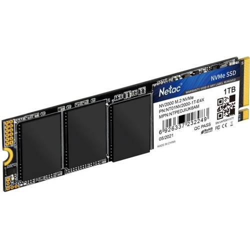 Накопитель SSD Netac M.2 2280 NV2000 NVMe PCIe 1Tb NT01NV2000-1T0-E4X