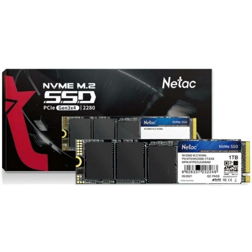 Накопитель SSD Netac M.2 2280 NV2000 NVMe PCIe 1Tb NT01NV2000-1T0-E4X