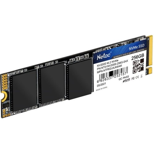 Накопитель SSD Netac M.2 2280 NV2000 NVMe PCIe 256GB NT01NV2000-256-E4X