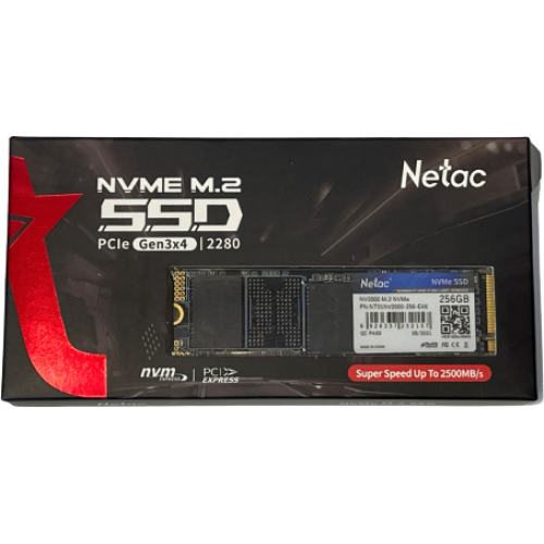 Накопитель SSD Netac M.2 2280 NV2000 NVMe PCIe 256GB NT01NV2000-256-E4X