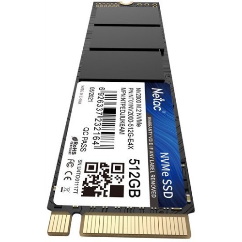 Накопитель SSD Netac M.2 2280 NV2000 NVMe PCIe 512GB NT01NV2000-512-E4X