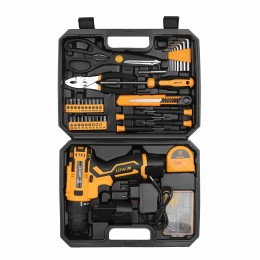 Дрель-шуруповерт Deko Banger 12V Li-Ion аккум. патрон:быстрозажимной (кейс в комплекте)