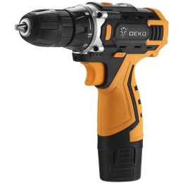 Дрель-шуруповерт Deko Banger 12V Li-Ion аккум. патрон:быстрозажимной (кейс в комплекте)