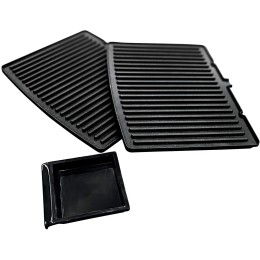 Гриль BBK BEG2004 черный/металлик