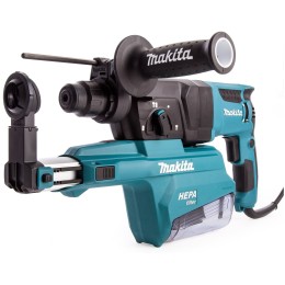 Перфоратор Makita HR2652  SDS+,800Вт,3реж,2.9Дж,0-4600у\м,3.0кг,чем,комплект д\сбора пыли с фильтро