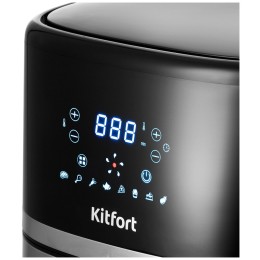 Аэрогриль KITFORT КТ-2221 черный/серебристый