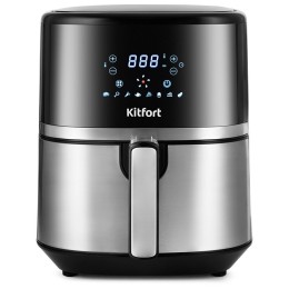 Аэрогриль KITFORT КТ-2221 черный/серебристый