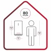 Водонагреватель ARISTON Velis Tech R ABS 80 2кВт 80л электрический настенный