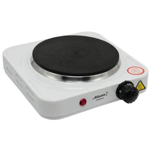Плита электрическая ATLANTA ATH-1735 (white) одноконфорочная