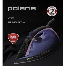 Утюг POLARIS PIR2668AK 3m Черный/фиолетовый 2600Вт