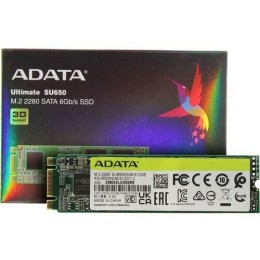 Накопитель SSD 2.5" ADATA 512GB SU650 <ASU650SS-512GT-R> (SATA3, up to 520/450MBs, 3D NAND, 280TBW)