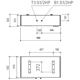 Водонагреватель THERMEX Ceramik 80 H 2кВт 80л электрический настенный/белый