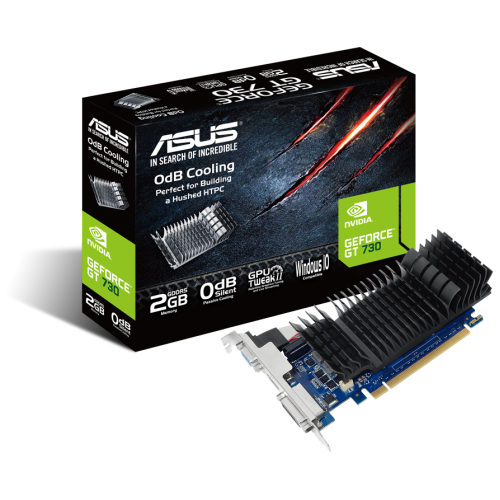 Видеокарта Asus PCI-E GT730-4H-SL-2GD5 NVIDIA GeForce GT 730 2Gb GDDR5 902/5010 HDMIx4 HDCP Ret