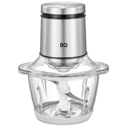 Измельчитель BQ CH1002 Black-Silver. Емкость чаши 1.2л Максимальная мощность 800Вт Материал корпуса Нержавеющая сталь SUS201 Материал чаши Стекло Защита от поражения электротоком Класс II"