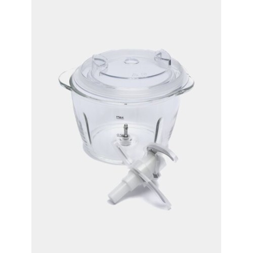 Измельчитель BQ CH1741 White. Потребляемая мощность, Вт: 400Вт, Количество скоростей: 2, Емкость чаши, л: Макс. 1.2л (полная чаша), Тип управления: Электронный, Отключение при открытой крышке, Материал чаши: Стекло"