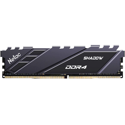 Память Netac 16Gb DDR4 3200Mhz, Netac Shadow NTSDD4P32SP-16E   C16 Grey, с радиатором