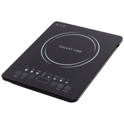 Плита индукционная GALAXY LINE GL3065, черная(6шт)  2000 Вт, , 8 программ приготовлени