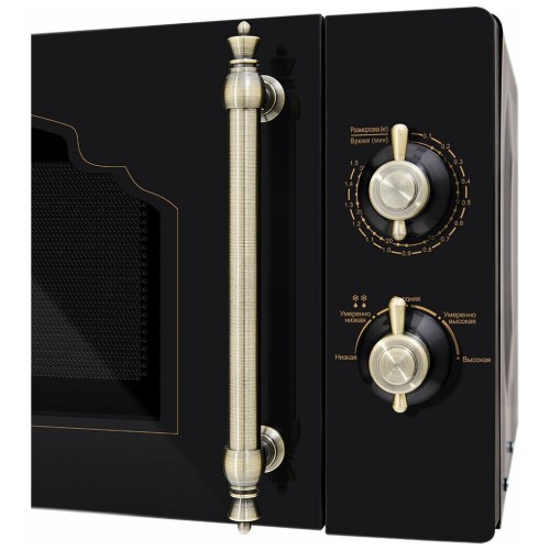 Микроволновая печь HIBERG VM-4288 BR черный 20 л, 700 Вт
