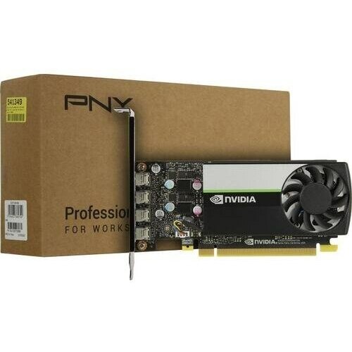 Видеокарта VGA PNY NVIDIA QUADRO T1000,4GB,PCIE 4.x16