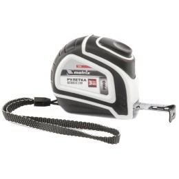 Рулетка MATRIX Autostop, 3 м х 16 мм двухкомпонентный корпус 32550
