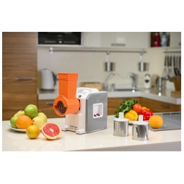 Мясорубка АКСИОН М43.03 Белый/Серый