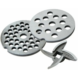 Мясорубка АКСИОН М43.03 Белый/Серый