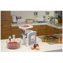 Мясорубка АКСИОН М43.03 Белый/Серый