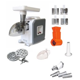 Мясорубка АКСИОН М43.02 Белый/Серый