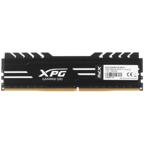 Модуль памяти DIMM 8GB PC28800 DDR4 ADATA AX4U36008G18I-SB10
