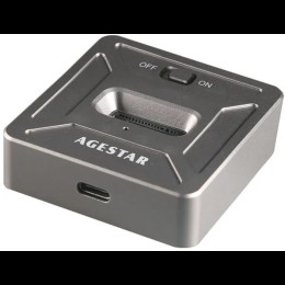 Док Станция SSD M.2 NVME  AgeStar 31CBNV1C (GRAY) серый