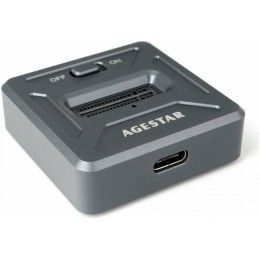 Док Станция SSD M.2 NVME  AgeStar 31CBNV1C (GRAY) серый