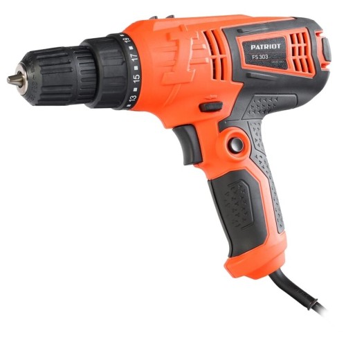 Дрель-шуруповерт Patriot FS 303 330Вт патрон:быстрозажимной (кейс в комплекте)
