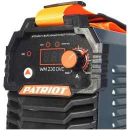 Сварочный аппарат Patriot WM230DVC инвертор ММА 10.7кВт (кейс в комплекте)