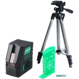 Уровень лазерный с набором аксессуаров Fubag Crystal 20G VH Set {Зеленый увеличенной яркости; 20/50 м с приемником; 1 вертикаль+1 горизонталь, лазерный крест; угол 180 град; точность ±2mm/10m; самовыр