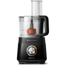 Кухонный комбайн PHILIPS Viva Collection HR7510/10 6 в 1, 800 Вт, Насадки: 5, Скорости: 2+турбо