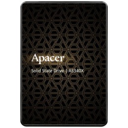 Твердотельный накопитель SSD 960Gb Apacer Panther AS340X, [AP960GAS340XC-1], 960 ГБ, 2.5" SATA III, чтение: 550 МБ/с, запись: 510 МБ/с, 3D V-NAND