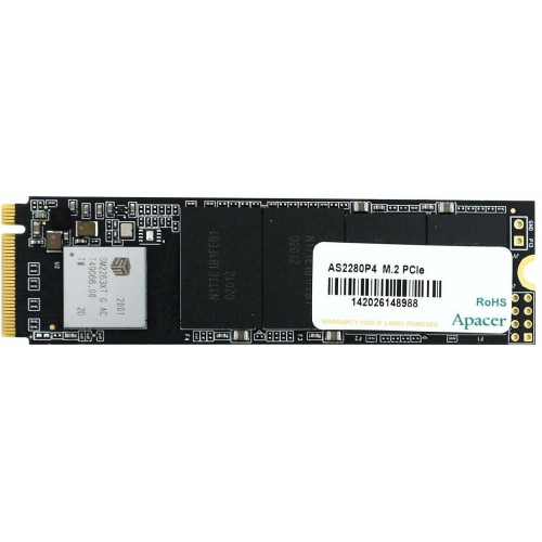 Твердотельный накопитель SSD 256 Gb Apacer AS2280P4U, M.2, PCIe Gen3 x4, NVMe, 3500/3000 MB/s (AP256GAS2280P4U-1)