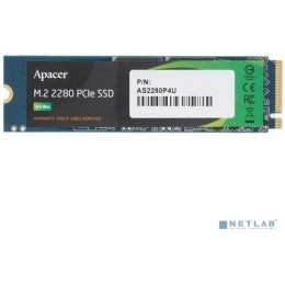 Твердотельный накопитель SSD 256 Gb Apacer AS2280P4U, M.2, PCIe Gen3 x4, NVMe, 3500/3000 MB/s (AP256GAS2280P4U-1)