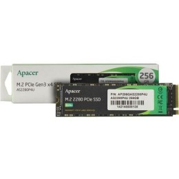 Твердотельный накопитель SSD 256 Gb Apacer AS2280P4U, M.2, PCIe Gen3 x4, NVMe, 3500/3000 MB/s (AP256GAS2280P4U-1)