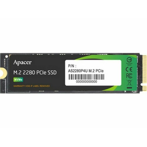 Твердотельный накопитель SSD 256 Gb Apacer AS2280P4U, M.2, PCIe Gen3 x4, NVMe, 3500/3000 MB/s (AP256GAS2280P4U-1)