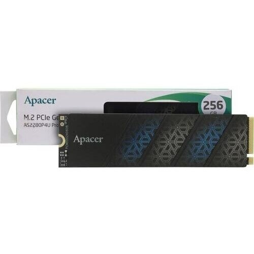 Твердотельный накопитель SSD 256Gb Apacer AS2280P4U Pro, M.2, PCIe Gen3 x4, NVMe, 3500/3000 MB/s (AP256GAS2280P4UPRO-1)