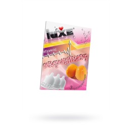Презервативы Luxe КОНВЕРТ, Сексреаниматор, персик, 18 см., 3 шт. в упаковке