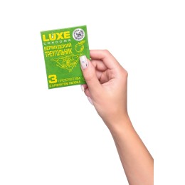 Презервативы Luxe КОНВЕРТ, Бермудский треугольник, яблоко, 18 см., 3 шт