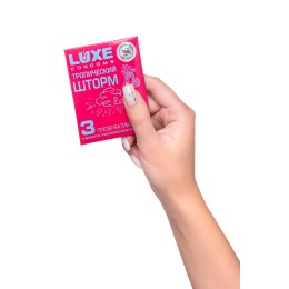 Презервативы Luxe КОНВЕРТ, Тропический шторм, тропические фрукты, 18 см., 3 шт. в упаковке
