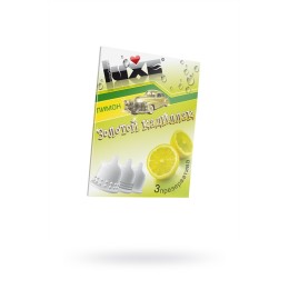 Презервативы Luxe КОНВЕРТ, Золотой кадиллак, 18 см., 3 шт. в упаковке