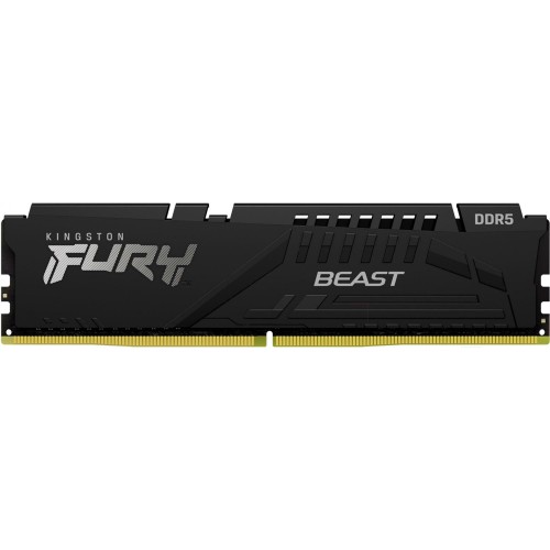 Оперативная память Kingston DRAM 32GB 5200MHz DDR5 CL40 DIMM (Kit of 2) FURY Beast Black EAN: 740617324358